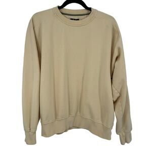 Vintage Willis Geiger Outfitters Crew Neck Pullover Sweatshirt‎ Yellow S Baggy